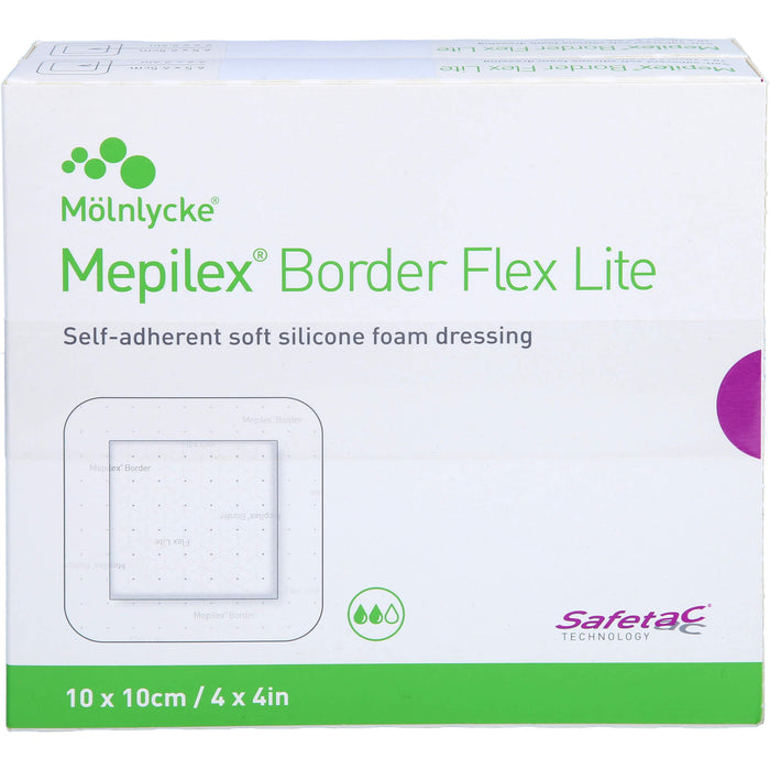 MEPILEX BORDER FLEX LITE SCHAUMVERBAND 10X10 CM, 10 St VER