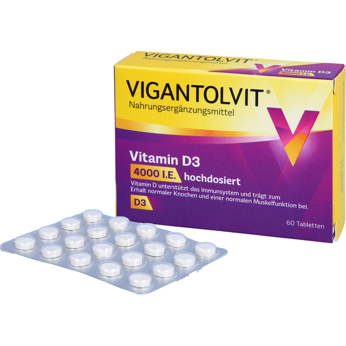 Vigantolvit 4000i.e. Vitd3, 60 St TAB