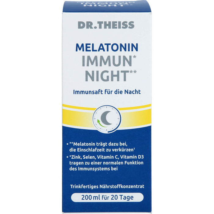 Dr.Theiss Melatonin Immun Night, 200 ml SAF