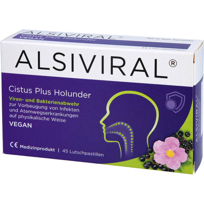 Alsiviral Cistus Plus Holunder, 45 St PAS