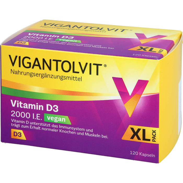 Vigantolvit 2000 I.E. Vitamin D3 Vegan, 120 St WKA