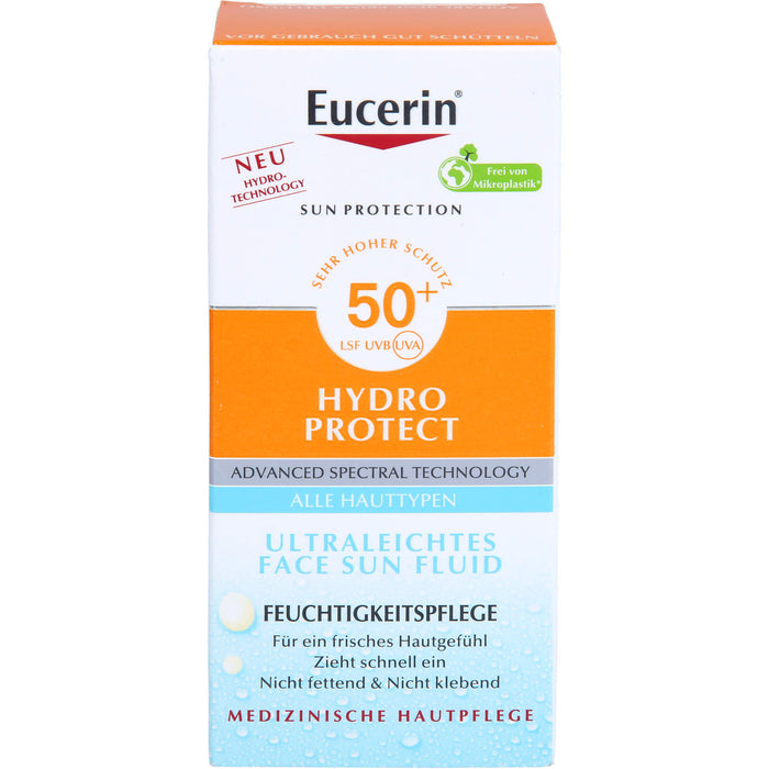 Eucerin Sun Fluid Hydro Protect Face LSF50+, 50 ml CRE