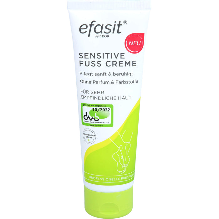 efasit Sensitive Fuß Creme, 75 ml CRE