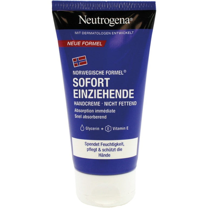 Neutrogena Norwegische Formel sofort einziehende Handcreme, 75 ml Crème