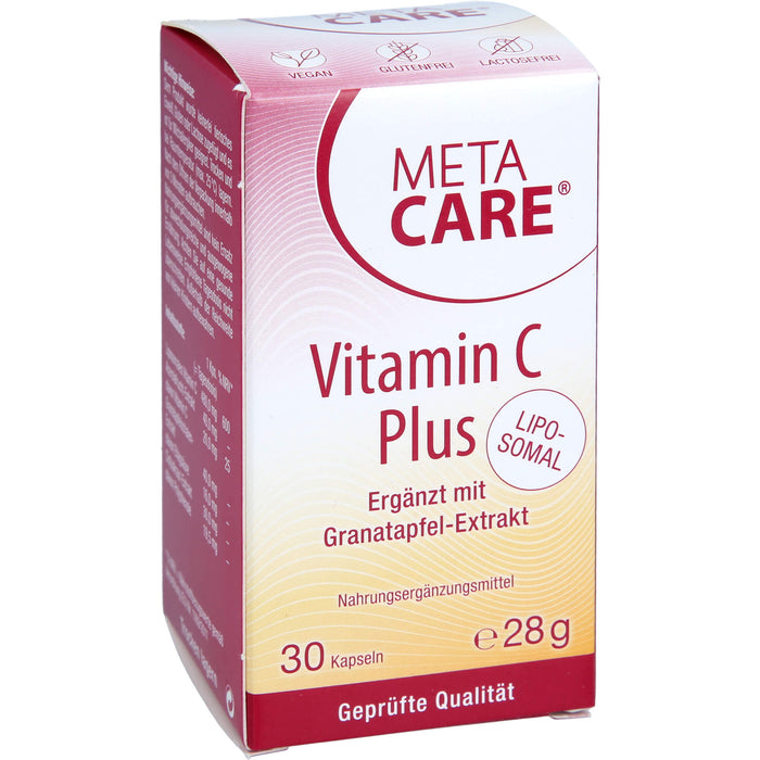 META CARE VITAMIN C PLUS, 30 St KAP