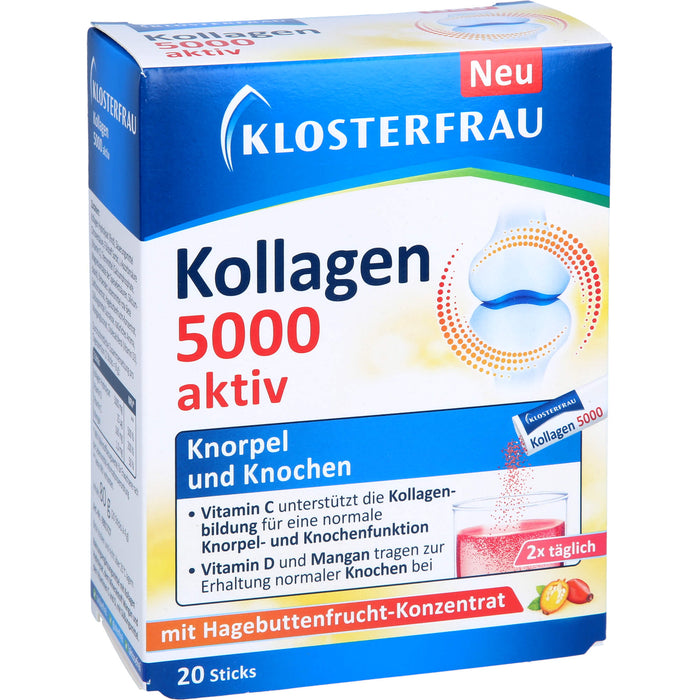 Klosterfrau Kollagen 5000 aktiv Sticks, 20 St GRA