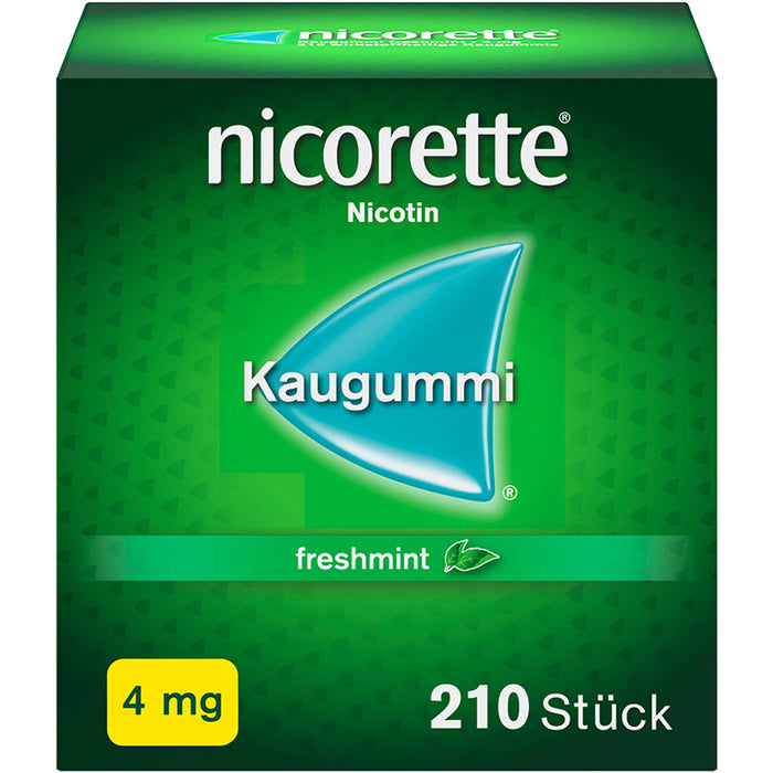 Nicorette Kaugummi 4 mg freshmint, 210 St KGU