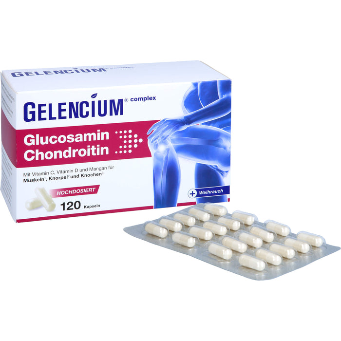 GELENCIUM Glucosamin Chondroitin hochdos. Vit C, 120 St KAP