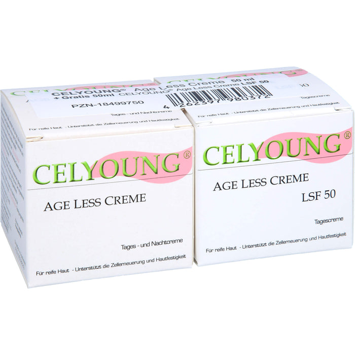 CELYOUNg AGE LESS CREME + GRATIS LSF 50, 2X50 ml CRE