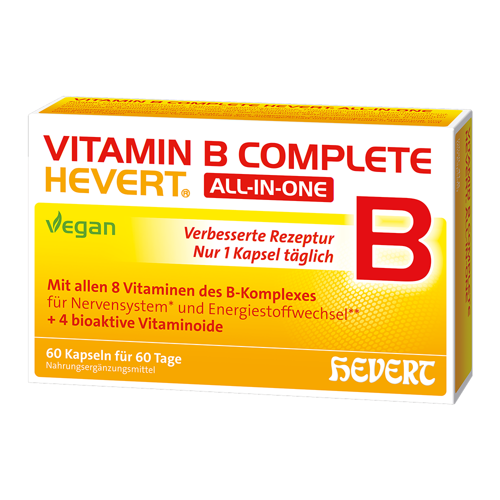 Vitamin B Complete Hevert All-in-One, 60 St. Kapseln Hevert-Testen