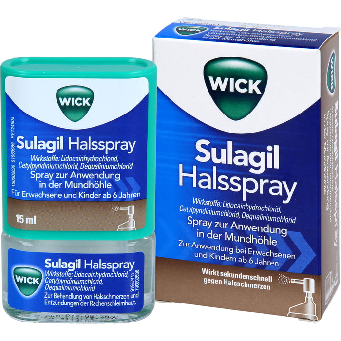 WICK Sulagil Halsspray, 15 ml Solution