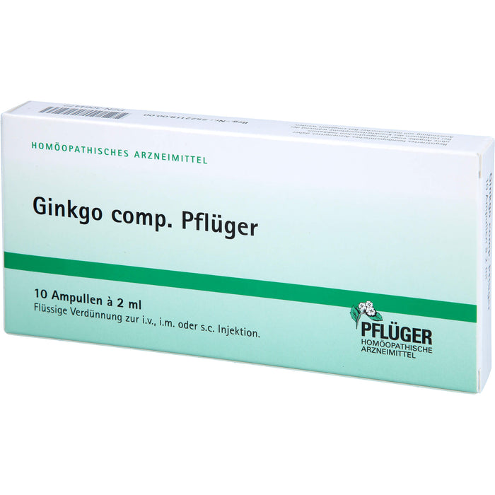 Ginkgo comp. Pflüger Amp., 10 pc Ampoules