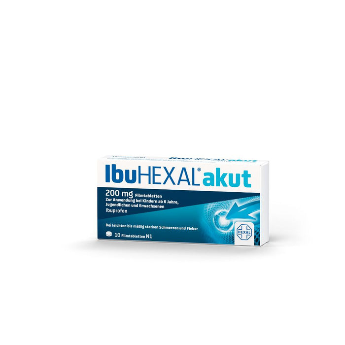 IbuHEXAL akut 200 mg, 10 St. Tabletten