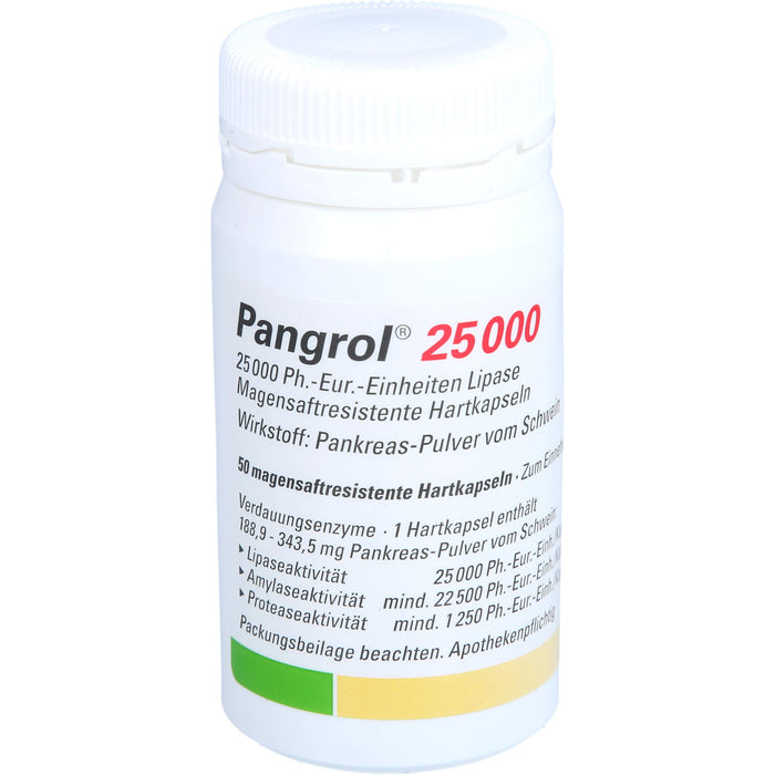 Pangrol 25 000 Kapseln Verdauungsenzyme, 50 pc Capsules