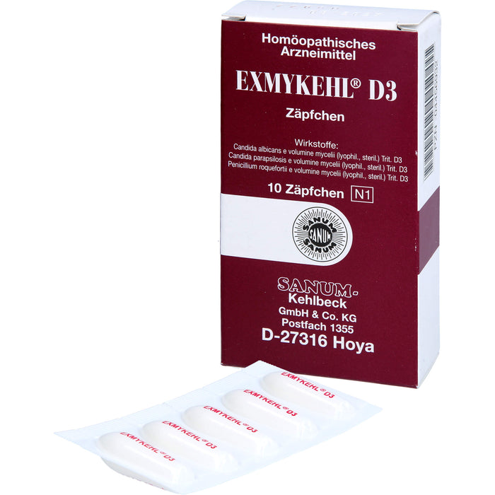 EXMYKEHL D3 Zäpfchen, 10 pcs. Suppositories