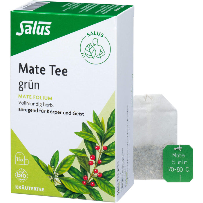 Salus Mate Tee grün, 15 pcs. Filter bag