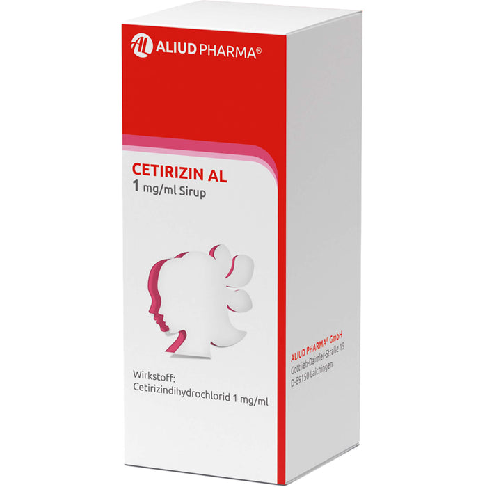 Cetirizin AL 1 mg/ml Sirup, 150 ml Solution