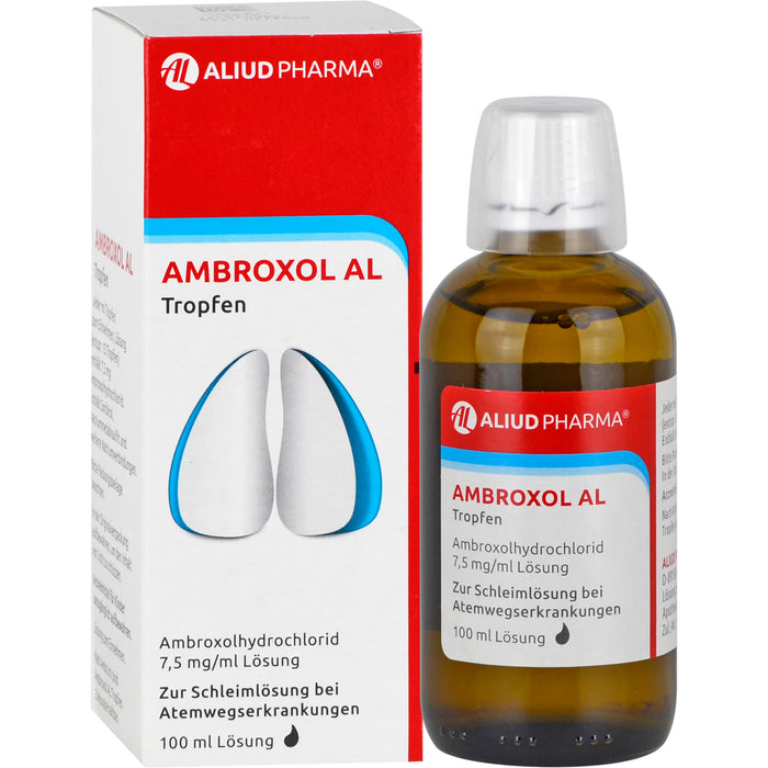 Ambroxol AL Tropfen zur Schleimlösung bei Atemwegserkrankungen, 100 ml Solution