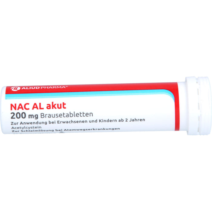 NAC AL akut 200 mg Brausetabletten zur Schleimlösung, 20 pc Tablettes