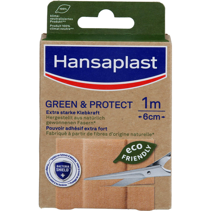 Hansaplast Green & Protect Pflaster 1 m x 6 cm, 1 pcs. Patch