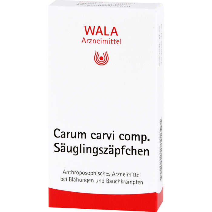 WALA Carum Carvi comp. Säuglingszäpfchen, 10 pcs. Suppositories