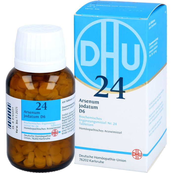 DHU Schüßler-Salz Nr. 24 Arsenum jodatum D6 Tabletten, 420 pcs. Tablets