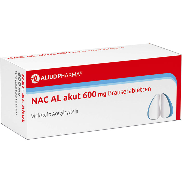 NAC AL akut 600 mg Brausetabletten, 10 pcs. Tablets