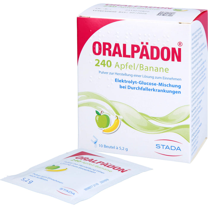 Oralpädon 240 Apfel-Banane Pulver, 10 pcs. Sachets