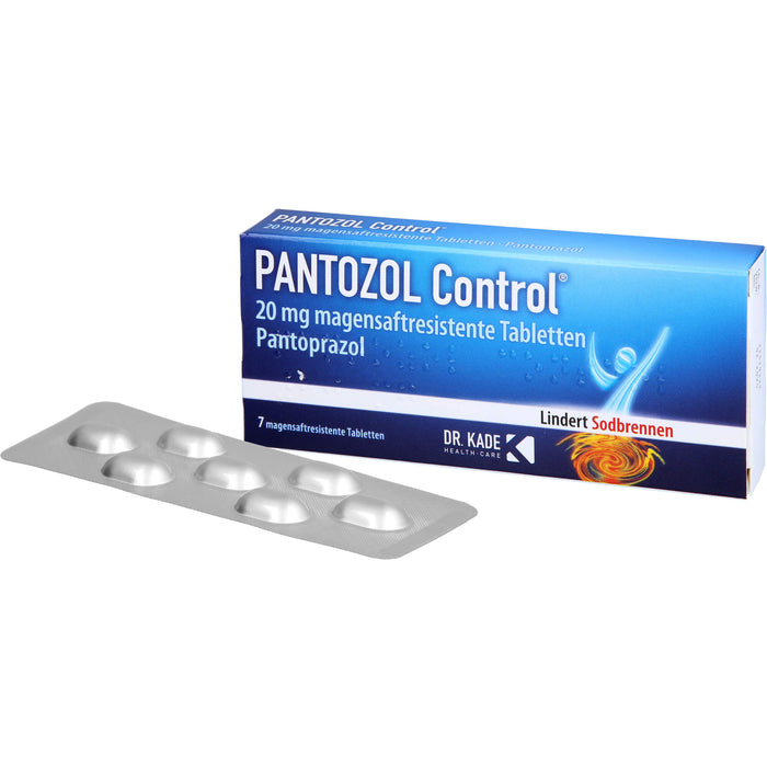 PANTOZOL Control 20 mg magensaftresistente Tabletten, 7 pc Tablettes