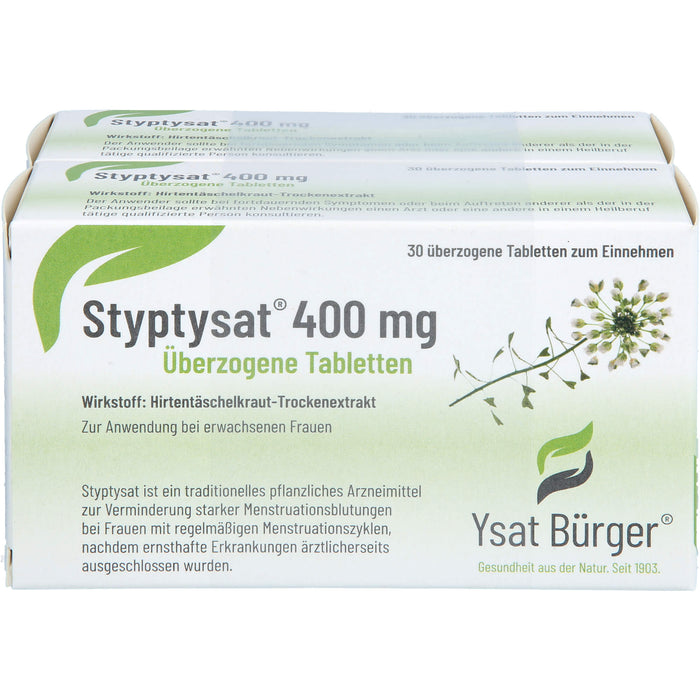 Styptysat 400 mg überzogene Tabletten, 2X30 St UTA