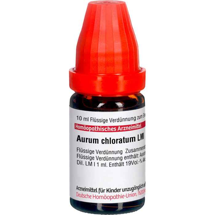 Aurum chloratum LM I Dilution Ind-Fert, 10 ml DIL