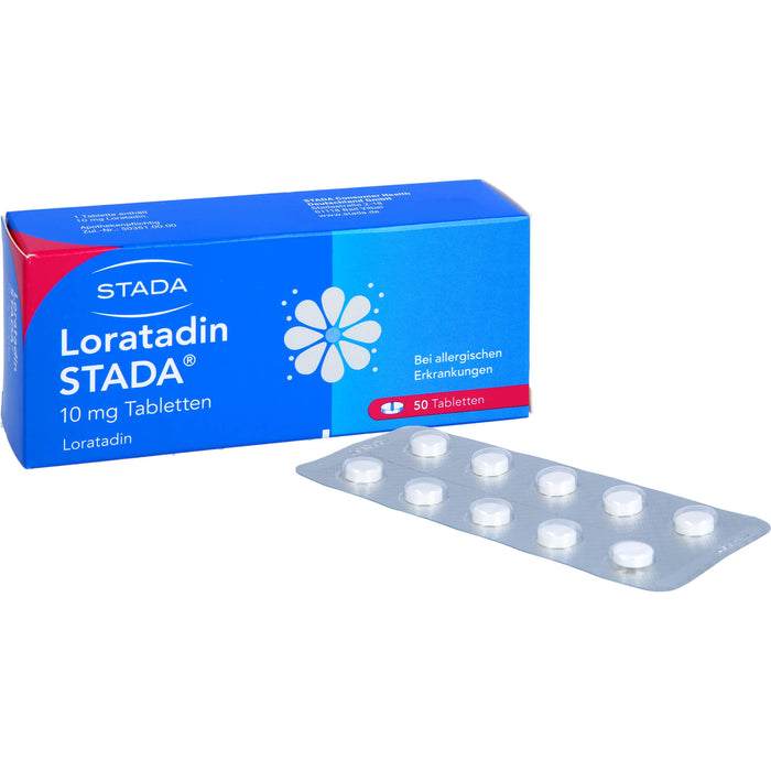 Loratadin STADA 10 mg Tabletten bei allergischen Erkrankungen, 50 pc Tablettes