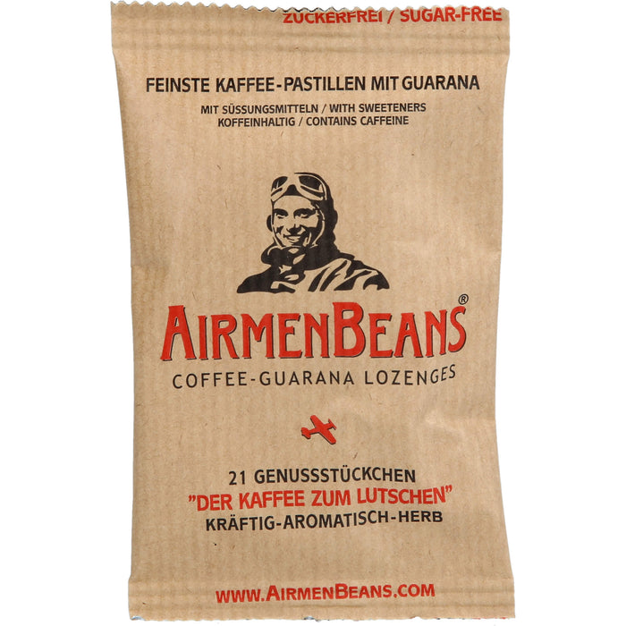 AirmenBeans feinste Kaffee Pastillen mit Guarana, 21 pcs. Pastilles