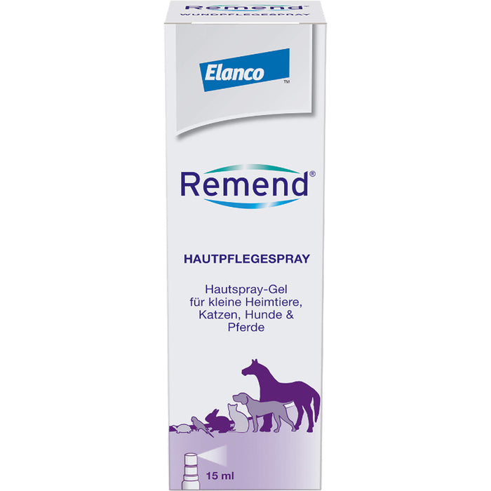 Remend Hautpflegespray für Katzen, Hunde und Pferde, 15 ml Solution