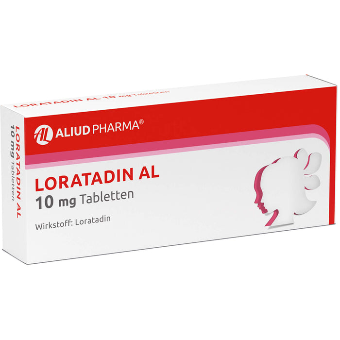 Loratadin AL 10 mg Tabletten Antiallergikum, 20 St. Tabletten