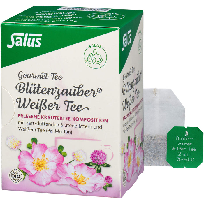 Salus Blütenzauber Weißer Tee, 15 St. Filterbeutel