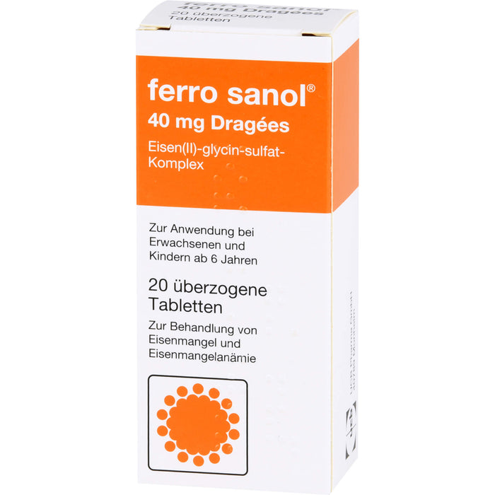 ferro sanol 40 mg Dragées, 20 St UTA