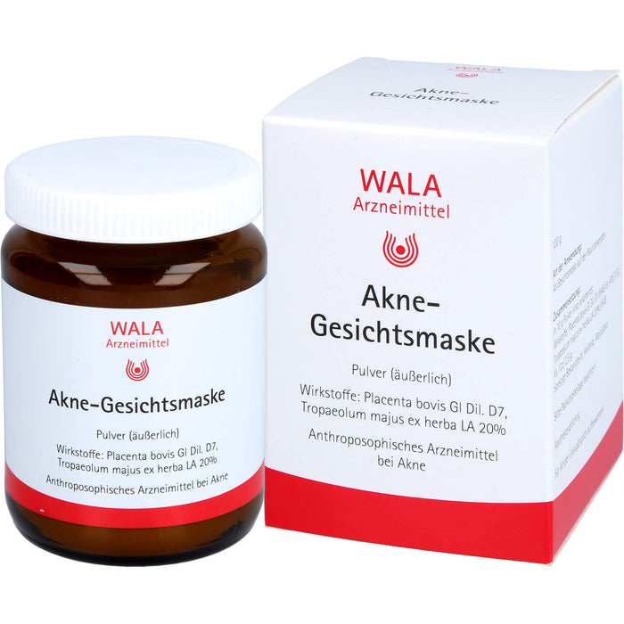 WALA Akne-Gesichtsmaske Pulver, 100 g Powder