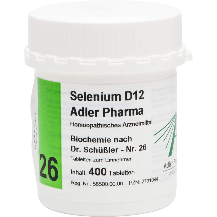 Biochemie Adler 26 Selenium D12 Tbl., 400 St TAB