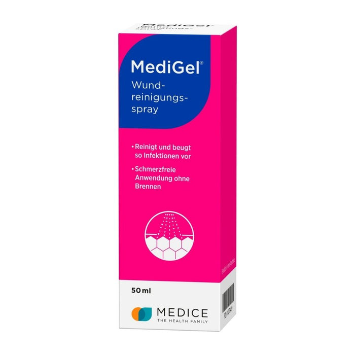 MediGel Wundreinigungsspray, 50 ml Solution