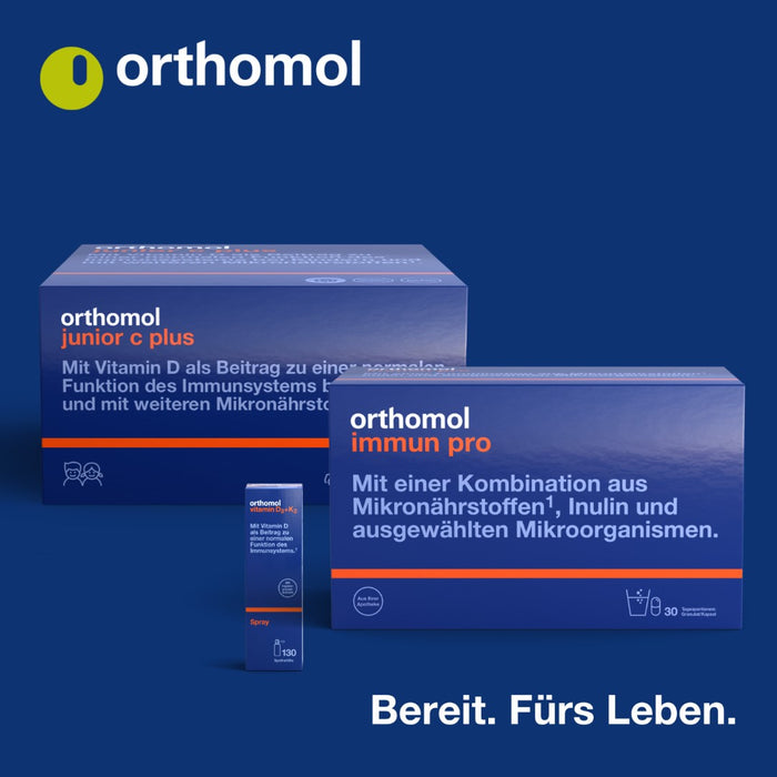 Orthomol Immun - Mikronährstoffe zur Unterstützung des Immunsystems - Nahrungsergänzung mit Vitamin C, Vitamin D und Zink, 15 St. Tagesportionen