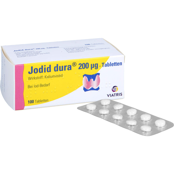 Jodid dura 200 µg, Tabletten, 100 pc Tablettes