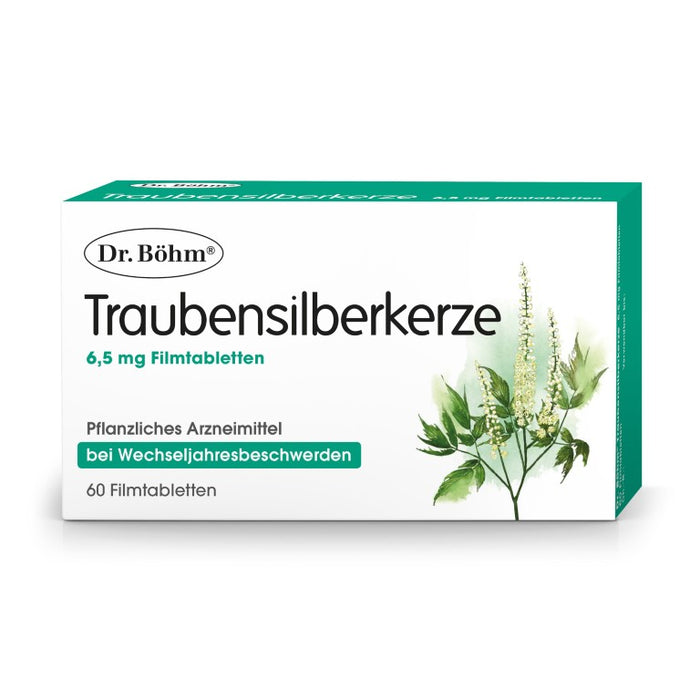 Dr Böhm Traubensilberkerze 6,5 mg Filmtabletten, 60 pc Tablettes