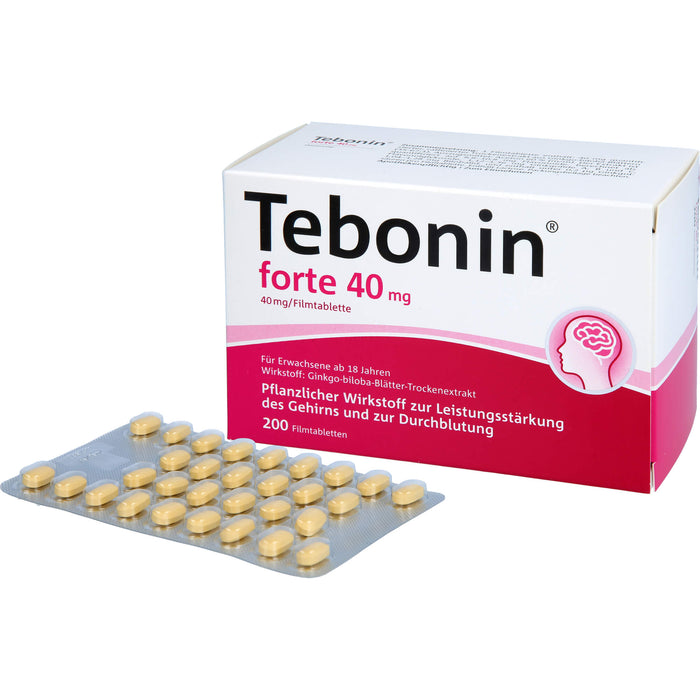 Tebonin forte 40 mg Tabletten, 200 pcs. Tablets