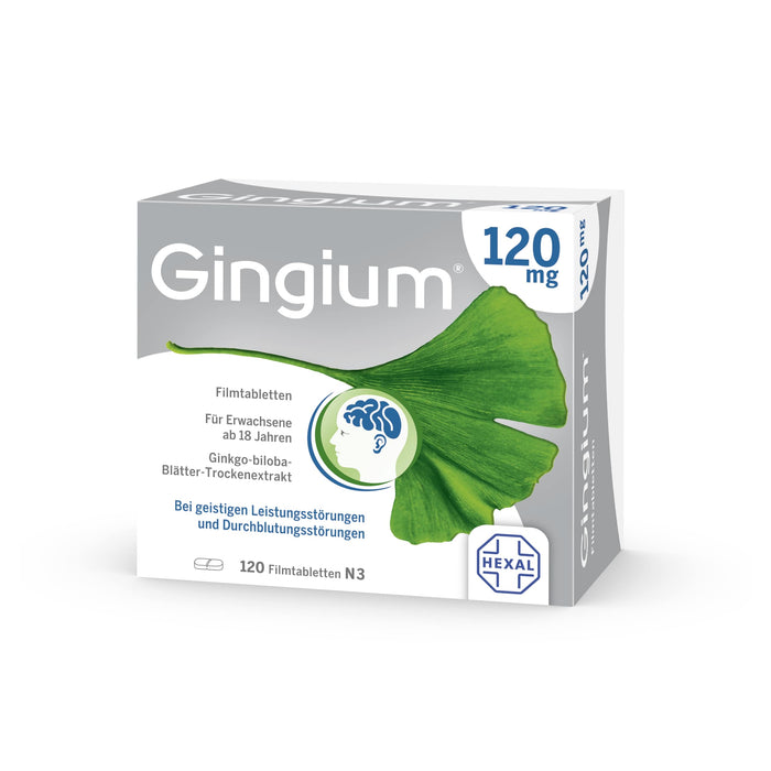 Gingium 120 mg Filmtabletten, 120 St. Tabletten