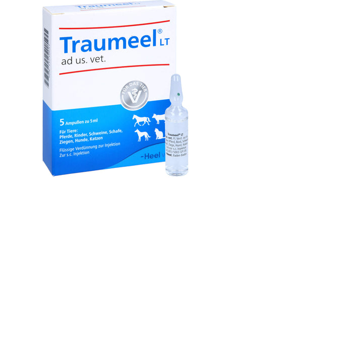 Traumeel LT ad us. vet., 5 St. Ampullen, 5 ml Lösung