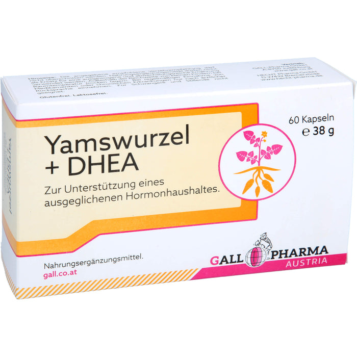 YAMSWURZEL + DHEA 25Mg KPS, 60 St KAP