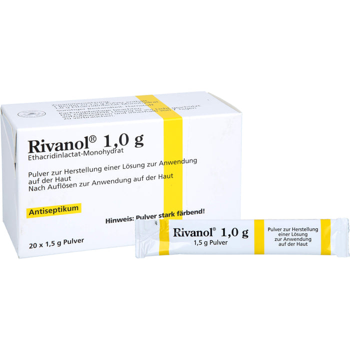 Rivanol 1,0 g Pulver Antiseptikum, 20 pcs. Sachets