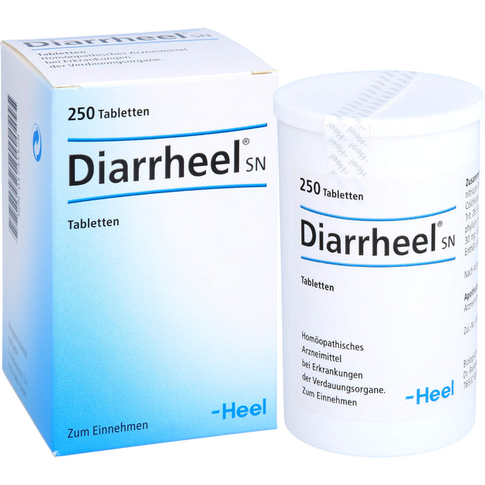 Diarrheel SN Tabletten bei Erkrankungen der Verdauungsorgane, 250 pcs. Tablets