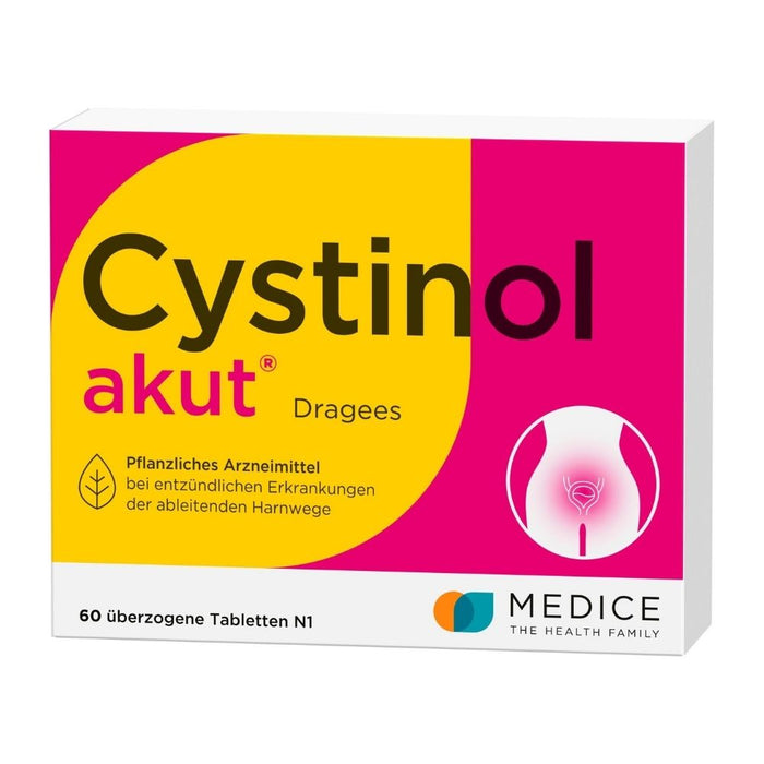 Cystinol akut Dragees bei Harnwegserkrankungen, 60 St. Tabletten